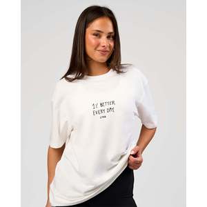 T-shirt Oversize Pesante Tinta in Capo per Fitness di Andrew <span class=keywords><strong>J.</strong></span> Acciaio X LSKD - Product Image 5