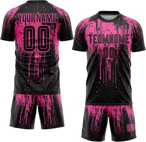 Tenue de football personnalisée ODM OEM 2025, tendance, respirante, maillot de sport, maillot de football, impression numérique en gros, kit d'équipe, shorts 100% - Product Image 6
