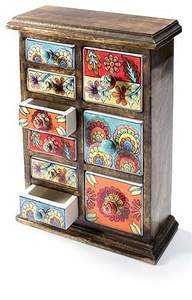 Coffre en bois fait main avec tiroirs en céramique |   Qualité supérieure |   Prix de gros en vrac d'usine - Product Image 2