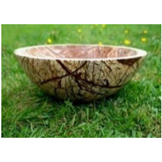 Lavabo en pierre naturelle 171 marron forêt moderne et écologique pour salle de bain ou salle à manger Lavabo ovale à la main - Product Image 2