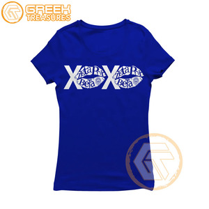 Camiseta de algodón Zeta Phi Beta personalizada al por mayor, ropa de hermandad informal XL de alta calidad para mujeres, Fraternidad fina - Product Image 2
