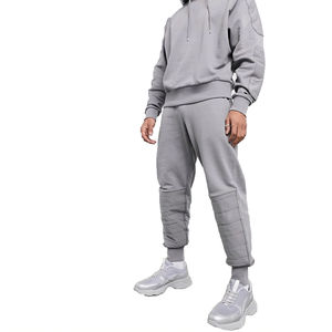 Ensemble de survêtement 2-en-1 respirant et à séchage rapide 100 % coton léger pour homme, design uni avec logo imprimé sur le devant, collection Printemps - Product Image 2