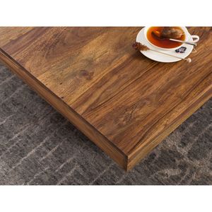 Table basse Charlie en bois massif, design élégant - Product Image 5