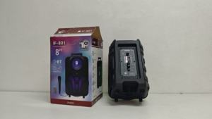 Altavoz de columna inalámbrico IF-801, altavoz portátil estéreo de alta potencia con Bluetooth, altavoz de fiesta bajo con micrófono para el hogar <span class=keywords><strong>Karao</strong></span> Haut parleurs - Product Image 6