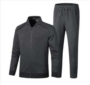 Conjunto Deportivo de Dos Piezas con Capucha, Estilo Athleisure, Ecológico, Color Sólido, para Gimnasio, Calle y Viajes - Product Image 4