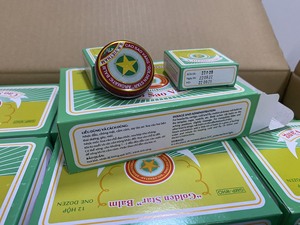 บาล์มข้อความรูปดาวสีทองผลิตในเวียดนาม4g 10g Cao SAO VANG-Blue โลตัสฟาร์มเวียดนาม - Product Image 4