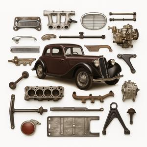 Nuevos accesorios de latón hechos a medida para piezas de repuesto de automóviles de antes de la guerra De Ville-Servicio de fundición de precisión - Product Image 4