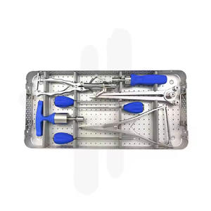 ชุดเครื่องมือศัลยกรรมกระดูกสันหลัง แบบใช้แรงดันด้วยมือ ทำจากสแตนเลส ประกอบด้วยสกรูเพดิเคิล  ชุดเครื่องมือ Narham Enterprises - Product Image 1