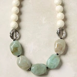 Collier en résine à perles simples décoratives, chaîne en corde classique faite à la main, multicolore, tendance, de haute qualité, artisanat bh - Product Image 1