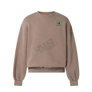 Confortable hommes sweat coton mélangé basiques pull plaine col rond Logo personnalisé col rond hiver mode tenue décontractée - Product Image 5