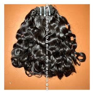 Vente en gros de cheveux indiens bouclés pour bébé directement de l'Inde Remy vendeurs de cheveux indiens à cuticule alignée 100% non traités - Product Image 3