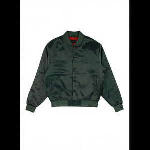 Chaqueta Varsity para Hombre, Personalizada, Transpirable, Impermeable, con Cuello Alto, Forro de Satén, Bordado Personalizado, para Invierno - Product Image 5