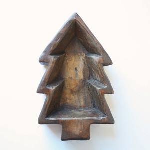 Fabricant de bol d'arbre de Noël en bois de haute qualité fait à la main bols à pâte en bois d'acacia pour Noël au Vietnam - Product Image 1