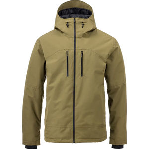 เสื้อแจ็คเก็ตสกีผู้ชายกันน้ำ 10,000 มม. ผลิตจากวัสดุ Gore-Tex ป้องกันลม มีฮู้ดพร้อมซิปสำหรับเล่นสโนว์บอร์ดและกิจกรรมกลางแจ้ง - Product Image 6