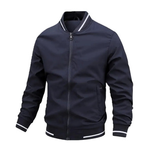 Chaqueta Bomber Casual de Invierno para Hombre, Duradera, Moderna y Cómoda, con Cierre de Cremallera, Ecológica, Transpirable, de Poliéster/Algodón, para Uso Diario - Product Image 1