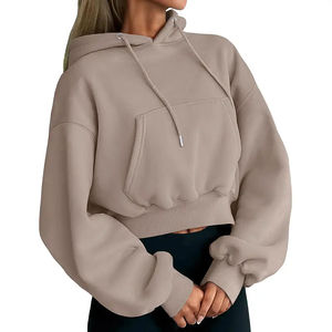 เสื้อกันหนาวมีฮู้ดด้านหน้าขนแกะเป็นมิตรต่อสิ่งแวดล้อม, เสื้อมีฮู้ดแฟชั่นสตรีทสวมใส่สบาย - Product Image 1