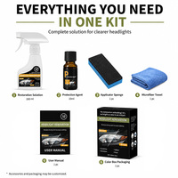 Kit de Restauración de Faros Delanteros para Distribuidores de Autopartes, Minoristas de Cuidado Automotriz y Detallistas