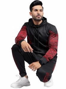 Ensemble de survêtement léger pour homme avec veste à glissière et pantalon de jogging conçu pour la course, la gym et l'entraînement - Product Image 4
