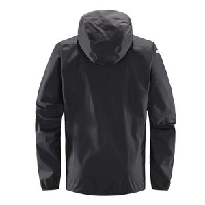 Veste coupe-vent en toile à capuche pour homme, imperméable, coupe-vent, écologique, légère, respirante, patchwork, personnalisable - Product Image 5