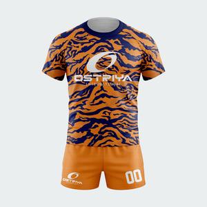 Maillot de rugby pour homme personnalisé, nouveau style 2026, sublimation intégrale, polyester, uniforme de rugby sportif - Product Image 4