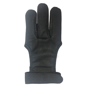 Gant de tir à l'arc respirant avec protection des doigts pour la pratique du tir en plein air, gant de tir à l'arc avec logo personnalisé et poignée antidérapante pour le tir à l'arc - Product Image 1