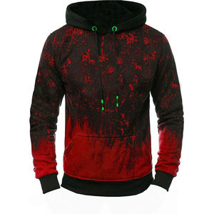 เสื้อมีฮู้ดพิมพ์ลาย Dtg โอเวอร์ไซส์ผ้าฝ้ายเฮฟวี่เวทมีฮู้ดแบบกำหนดเอง - Product Image 6