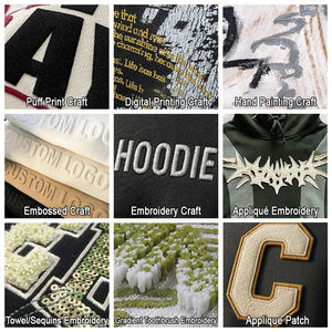 Bolsillos de costura lateral personalizados y elástico en los puños y el dobladillo de la cintura Capucha de doble capa Sudadera con capucha de gran tamaño de peso pesado para hombres - Product Image 6