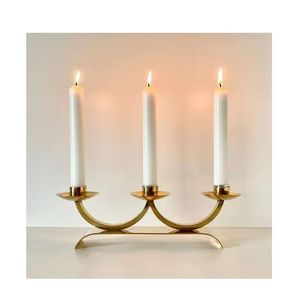 Latest Style Tall Silver-Plated Metal <b>Candle</b> <b>Holder</b> Stand Handmade for Indoor/<b>Outdoor</b> Use for Home Hotel Garden High - Product Image 2