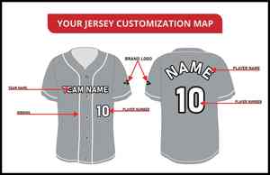 Maillot de baseball personnalisé style équipe, 100 % polyester respirant et à séchage rapide, design unisexe pour les séances d'entraînement - Product Image 5