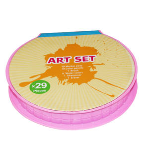 儿童迷你绘画艺术套装，带彩色铅笔和纸张，无毒创意 DIY 素描套件，适合 3 岁以上儿童 - Product Image 2