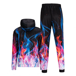 Survêtements de sport imprimés par sublimation pour homme ensemble de 2 pièces vêtements de sport personnalisés sweats de jogging pour hommes survêtements de sport pour hommes - Product Image 2