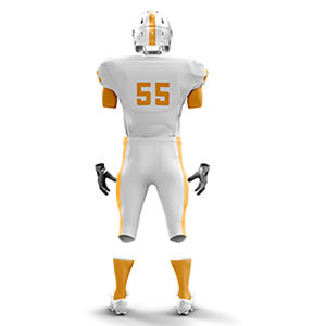 Usine Porter Sublimation Impression Football Américain uniforme Vente Chaude Tissu Élégant Maillot De Football Américain uniforme - Product Image 3