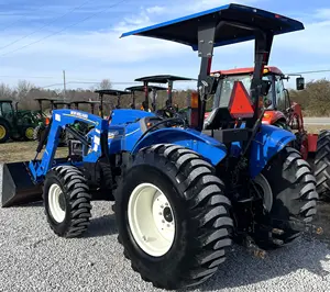 Nuevo Tractor 4wd Holland con cargador TD120 y maquinaria agrícola a la venta