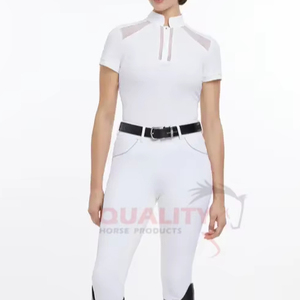 Haute qualité femmes équitation chemises de spectacle tissu doux Durable confort longue durée parfait pour la pratique et les compétitions - Product Image 1