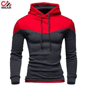 Ropa con capucha para hombre al por mayor de calidad superior, sudaderas con capucha de panel de lana de algodón 100% para hombre, personalizar todas las tallas para hombre - Product Image 5