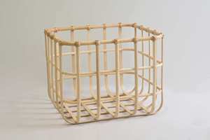 ตะกร้าหวายธรรมชาติทำด้วยมือขนาดใหญ่ทำจากไม้ไผ่พร้อมฝาปิดผ้าของเล่นเสื้อผ้าอาหารสำหรับงานซักรีดห้องครัวทำจากผ้าฝ้าย - Product Image 6