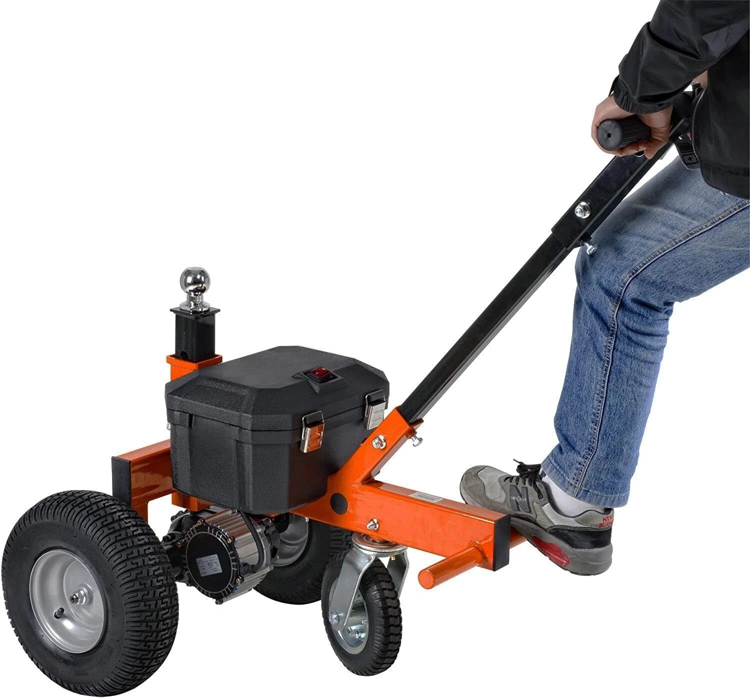 Carbon Steel Trailer Dolly Adjustable Heavy Duty Towing Cart Manual Trailer Mover Trailer Mover Electric