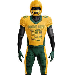 Uniforme de fútbol americano de último diseño hecho a medida Servicios OEM Poliéster Hecho Bajo MOQ Uniforme de fútbol americano de alta calidad - Product Image 4