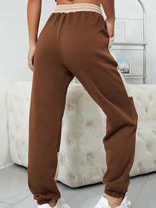 กางเกงออกกำลังกายยูนิเซ็กซ์ ระบายอากาศได้ดี ลายมัดย้อม ชุดกีฬา แทรคสูท กางเกงวอร์ม จ็อกเกอร์ เอวสูง ผ้าโพลีเอสเตอร์/คอตตอน - Product Image 3