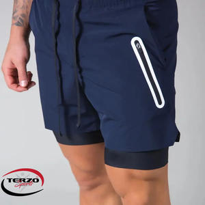 Short de jogging en polyester pour homme, short de course à séchage rapide avec poche, nouveau design, 2024, 100% - Product Image 2