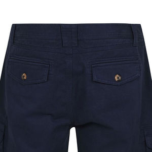 Shorts en coton pour hommes de qualité supérieure, design personnalisable, motif uni, taille mi-haute, fermeture élastique, respirant, style urbain - Product Image 3