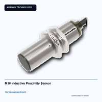 XUANYU TRF18 pour capteur de proximité inductif 10-30V DC NPN PNP NO NC 5mm IP67 Montage fileté sur barillet pour automatisation de convoyeurs