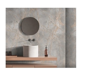 Italian Design Anti-Slip <b>Water</b>-Resistant Porcelain Counter Top Firebrick <b>for</b> Mall Construction Interior Slab <b>for</b> Bathroom Morbi - Product Image 2