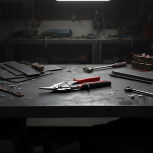 Cizallas de Palanca para Chapa de Acero de Grado Industrial USAG con Borde Liso y Función de Tijera - Product Image 3