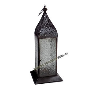 Meilleure vente Lanternes à bougie en métal en fer Lanterne à bougie décorative suspendue à un prix abordable - Product Image 6