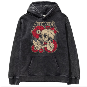 2026 Customize Wholesale High Quality Acid Wash Printed Factory Price Solid Autumn <b>Anime</b> <b>Hoodies</b> for Men Low MOQ - Product Image 1