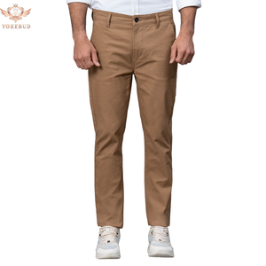 Yokebud กางเกงผ้าชิโนทรงสลิมฟิตสำหรับผู้ชาย, กางเกงลำลองและทางการสวมใส่ทุกวันมีโลโก้ออกแบบได้ตามต้องการขนาดพิเศษ - Product Image 4