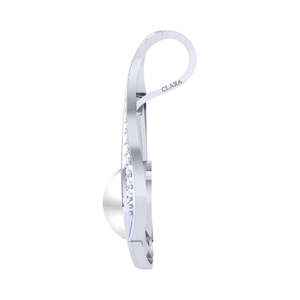 Colgante Religioso de Plata de Ley 92.5 con Perla Auténtica y Cadena, Regalo para Mujeres y Niñas para Fiestas - Product Image 3