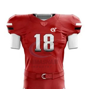 Uniforme de Fútbol Americano Transpirable de Poliéster Duradero con Logotipo Personalizado, Tela y Color Personalizados de Alta Calidad - Product Image 3
