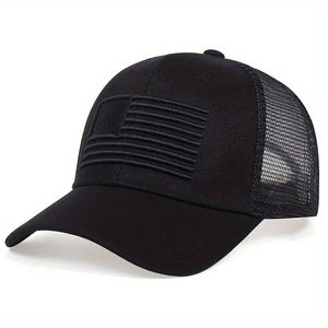 Casquette de camionneur ajustable en sergé avec logo brodé personnalisé de haute qualité, maille respirante, unisexe, pour activités de plein air, numérique - Product Image 3